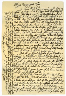 Letter from William Laud, Archbishop of Canterbury to Edward Conway, 14th August 1640.Artist: William Laud