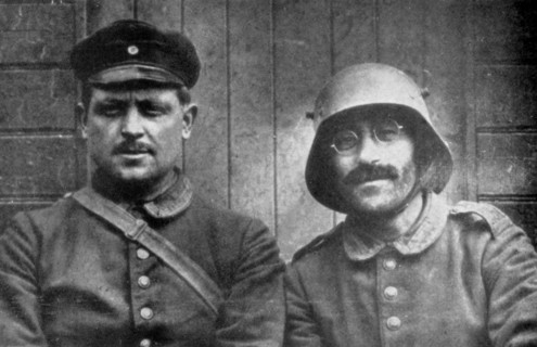 German prisoners taken by Canadian forces, Vimy, France, First World War, 1917. Artist: Unknown