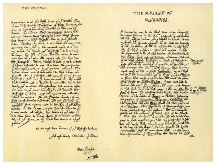 The Masque of Queens..., 2 February 1609.Artist: Ben Johnson