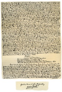 Manuscript of Kenilworth, first published in 1821.Artist: Sir Walter Scott