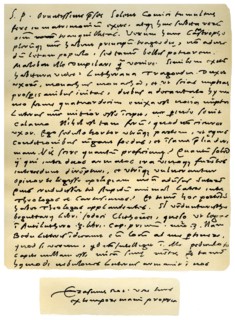 Letter from Desiderius Erasmus to Nicholas Everaerts, 24th December 1525.Artist: Erasmus
