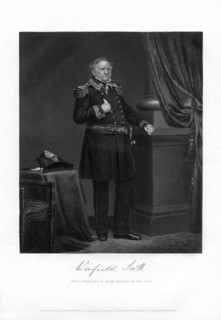 General Winfield Scott, United States Army general, diplomat, and presidential candidate, 1862-1867. Artist: Unknown