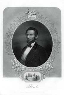 President Abraham Lincoln, American politician, 1862-1867.Artist: JC McRae