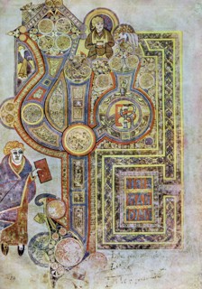 The Opening Words of St Matthew's Gospel, 800 AD, (20th century). Artist: Unknown