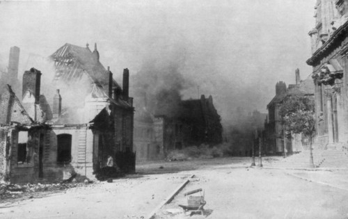 The ruins of Cambrai, France, First World War, 1918. Artist: Unknown
