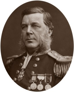 Captain Bedford Clapperton Trevelyan Pim, British naval officer, 1883.Artist: Lock & Whitfield