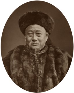 Kuo Sung-Tao, first Chinese envoy to Great Britain, 1880.Artist: Lock & Whitfield