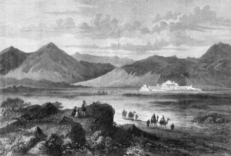 Entrance to the Khyber Pass and Fort of Jamrood, Afghanistan, 1878. Artist: Unknown