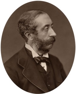Earl of Carnarvon, President of the Society of Antiquaries, 1880.Artist: Lock & Whitfield