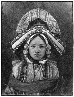 The Ranee of Sikkim, 1889. Artist: Unknown