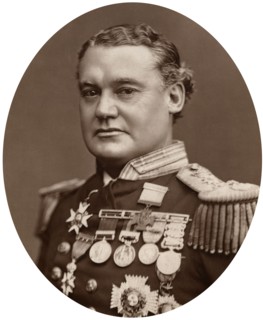 Rear-Admiral Sir William Nathan Wright Hewett, 1882.Artist: Lock & Whitfield