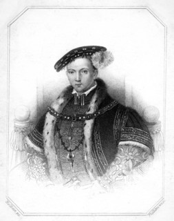 Edward VI, King of England, (19th century).Artist: Thomas Phillibrown