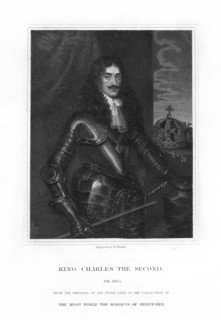 Charles II, King of England, Scotland and Ireland, (19th century).Artist: William Finden