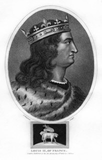 Louis IX, King of France, (1805).Artist: J Chapman
