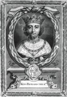 Richard II, King of England.Artist: P Vanderbanck