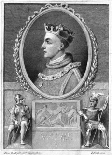 Henry V, King of England, (1788).Artist: IK Sherwin