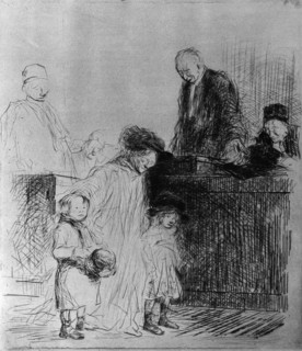 'The Exit of the Audience', 1925.Artist: Jean Louis Forain