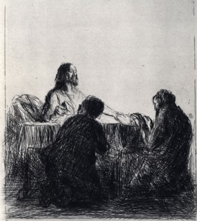 'Breaking of the Bread', 1925.Artist: Jean Louis Forain