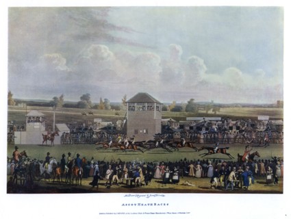 'Ascot Heath Races'.Artist: James Pollard