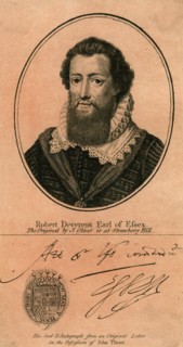 Robert Devereux, 2nd earl of Essex. Artist: Unknown