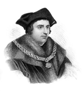 Saint Sir Thomas More, English politician, scholar and martyr, (c1850). Artist: Unknown