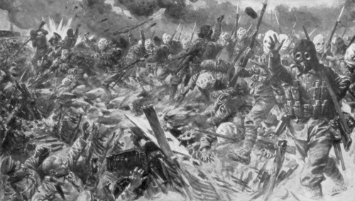 'Third Battle of Artois', France, World War I, 25 September 1915, (1929). Artist: Unknown