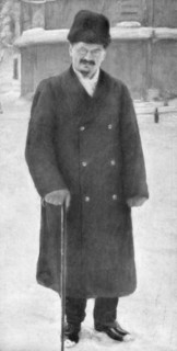 Leon Trotsky at Brest-Litovsk, 7th January 1918, (1929). Artist: Unknown