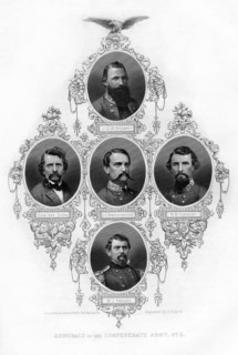 Generals of the Confederate Army, 1862-1867.Artist: J Rogers