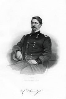 Winfield Scott Hancock , Union general, 1862-1867.Artist: J Rogers