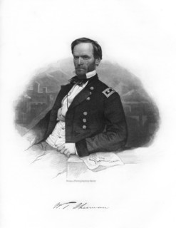William Tecumseh Sherman, Union general, 1862-1867.Artist: Brady