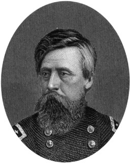 Jefferson Columbus Davis, Union general, 1862-1867.Artist: J Rogers