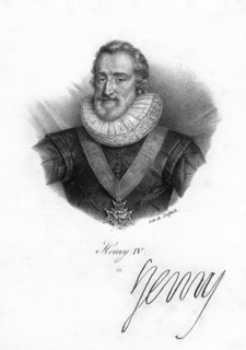 Henry IV of France, (1553-1610).Artist: Delpech