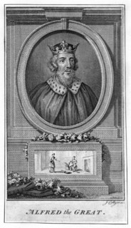 Alfred the Great, (18th century). Artist: J Collyer