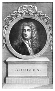Joseph Addison, English politician and writer.Artist: Francesco Bartolozzi