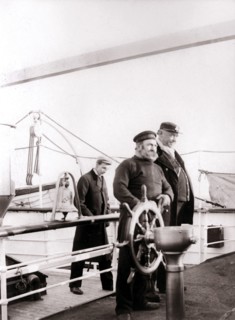 Dutch pilot, 1898.Artist: James Batkin