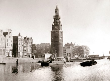 The Montelbaanstoren, Amsterdam, 1898.Artist: James Batkin
