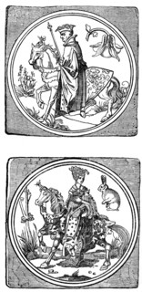 Ancient Playing Cards: King and Queen, (1833). Artist: Unknown