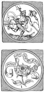 Ancient Playing Cards: Knave and Ace, (1833). Artist: Unknown