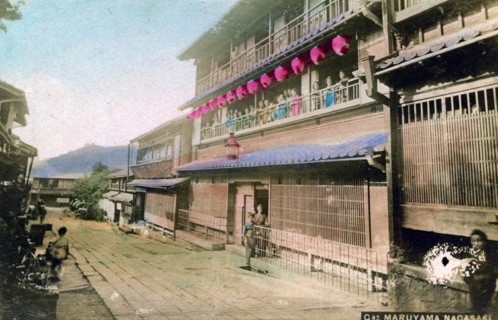 Maruyama, Nagasaki, Japan. Artist: Unknown