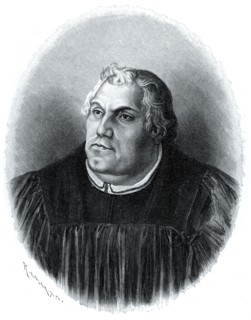 Martin Luther, Protestant church reformer, (1903). Artist: Unknown