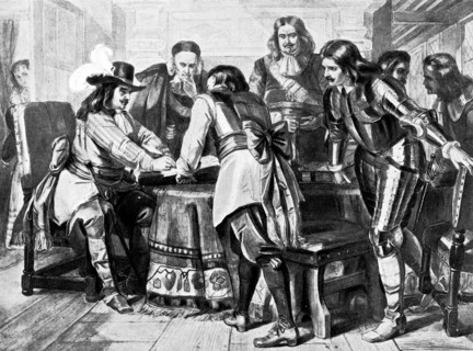 General Monck declares for a Free Parliament, 1660 (c1905). Artist: Unknown