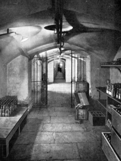 Wine cellars of the House of Commons, Westminster, c1905. Artist: Unknown