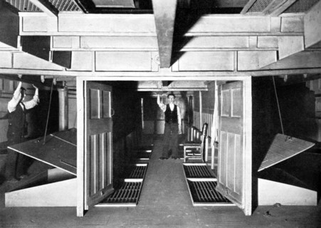 Chambers for the supply of fresh air under the House of Commons, Westminster, London, c1905. Artist: Unknown