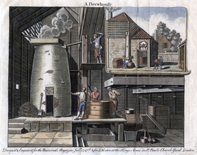 'A Brewhouse', 1747. Artist: Unknown