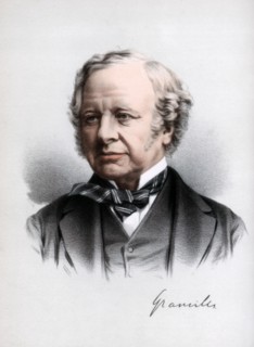 Granville Leveson-Gower, 2nd Earl Granville, British Liberal statesman, c1890.Artist: Cassell, Petter & Galpin