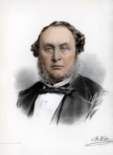 Sir Michael Costa, Italian-born British composer and conductor, c1890.Artist: Cassell, Petter & Galpin