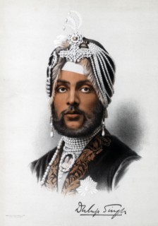 Duleep Singh, Sikh ruler, c1890.Artist: Cassell, Petter & Galpin