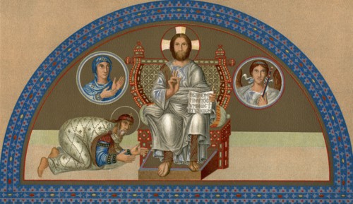 'The Enthroned Christ', (1902). Artist: Unknown