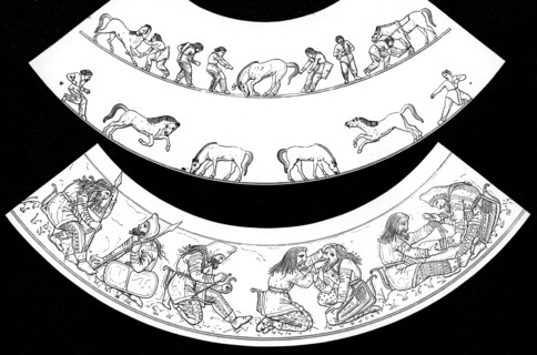 Scenes from Scythian life, (1902).Artist: Kondakow