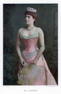 Lillie Langtry, British actress, 1901.Artist: W&D Downey
